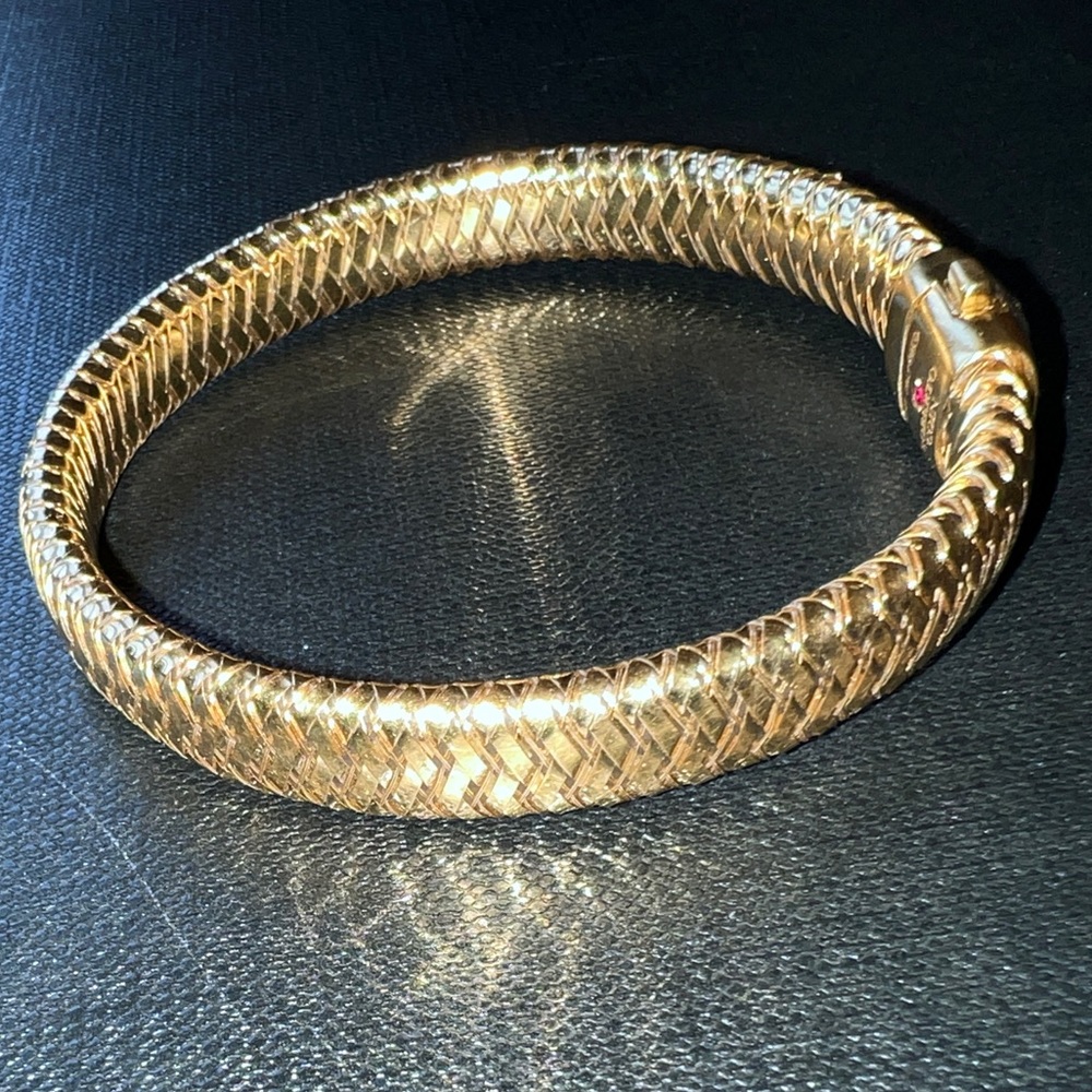 Roberto Coin Primavera 18k Gold, Diamond Bracelet - Picture 7 of 13